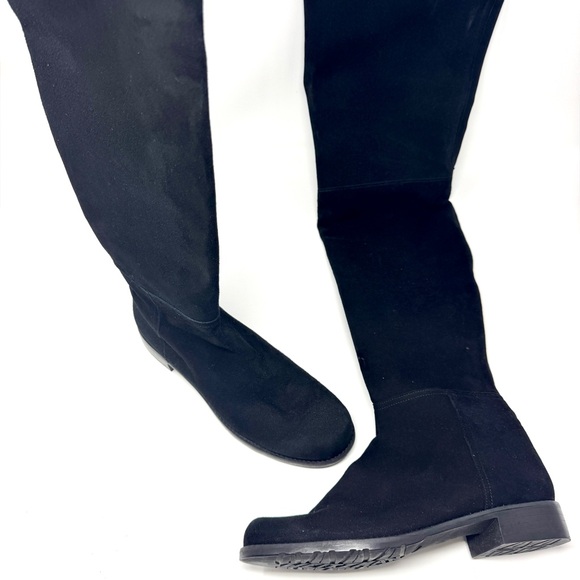 Stuart Weitzman Hilo Black Over-the-Knee Boots - Picture 6 of 16